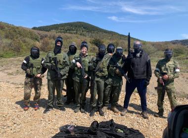 Инструктор сахалинского филиала провел страйкбольные учения для курсантов