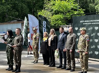 Директор Центра «ВОИН» открыл смену «Время юных героев» в Татарстане