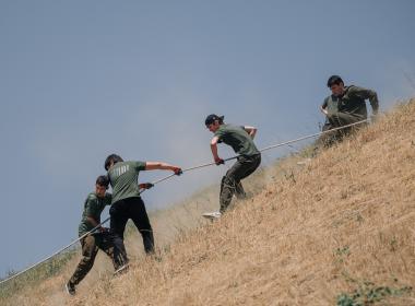 Подростки из пяти регионов приняли участие в смене «Время юных героев» в Чечне
