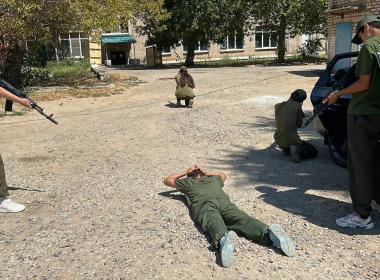 Калмыцкие курсанты Центра «ВОИН» сдали контрольные нормативы