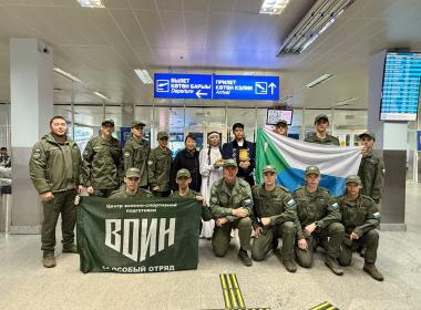Курсанты «ВОИНа» из Хабаровского края прибыли на соревнования «Путь ВОИНа» в Якутию.