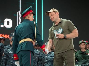 Директор Центра «ВОИН» принял участие в торжественном закрытии Всероссийской военно-патриотической игры «Зарница 2.0»