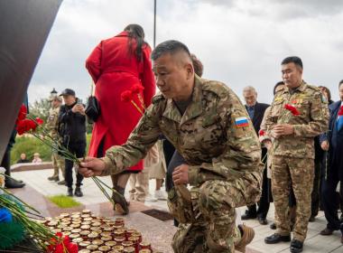Центр «ВОИН» в Бурятии почтил память ветеранов Афганистана и СВО