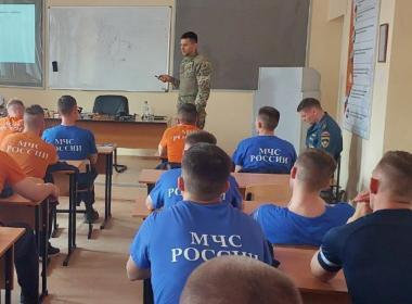 Центр «ВОИН» провел мастер-класс для курсантов Академии МЧС