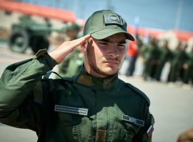 На военно-патриотических сборах «Время юных героев» наступила пересменка