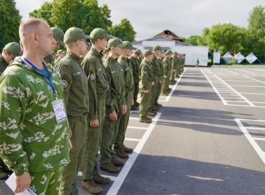 Вторая смена «Время юных героев» Центра «ВОИН» стартовала в Кузбассе