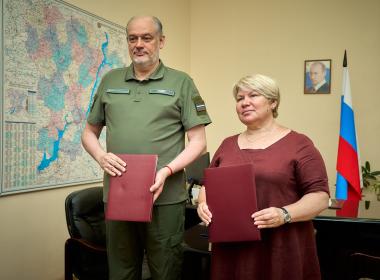 Центр «ВОИН» подписал соглашение о сотрудничестве с Правительством Волгоградской области